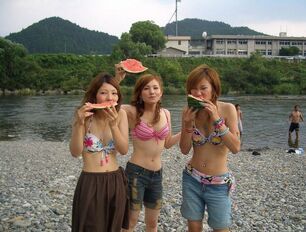 japanese in bathing suit